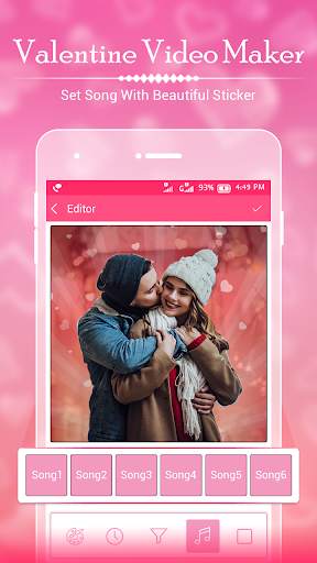 Valentine Video Maker : Love Video Maker 2019 screenshot 5