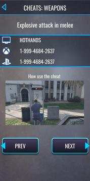 Top Cheats for GTA 5 скриншот 7
