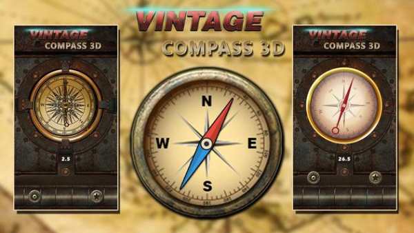 Vintage Compass App for Android: Find True North screenshot 4