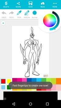 Cartoon Coloring : Ban 10 Edition screenshot 5