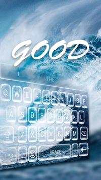 Blue Wave Keyboard Theme screenshot 3