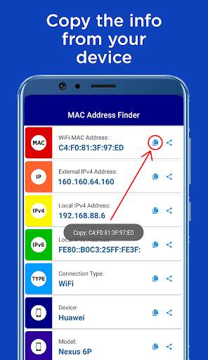 getMAC WiFi MAC Address Finder screenshot 2