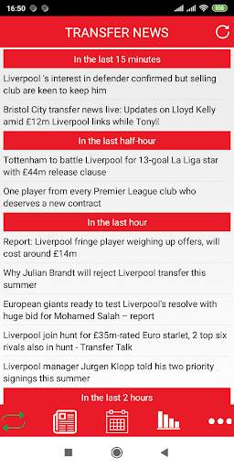 Transfer News for Liverpool screenshot 1