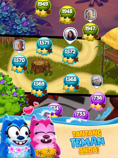 Penembak Gelembung: Pantai Pop screenshot 18