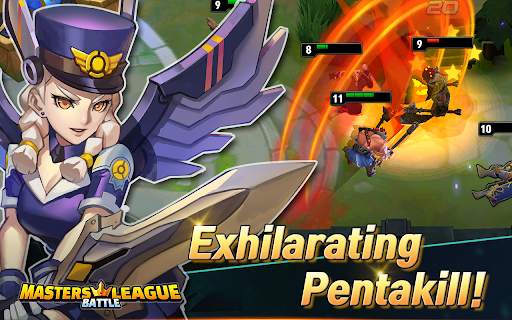 มาสเตอร์แบทเทิลลีก 5vs5 : MOBA PvP Trainer screenshot 2