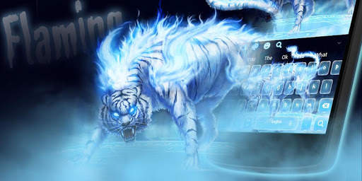 Fantasy Flaming Tiger Keyboard screenshot 6