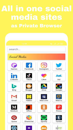 All Social media & Social Network , Social browser screenshot 1
