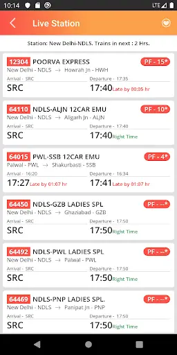 National Train Enquiry System screenshot 4