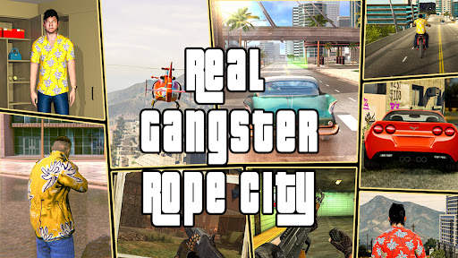 Real Gangster Rope Hero City screenshot 1