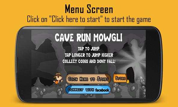 CaveRun Mowgli screenshot 1