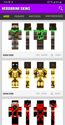 Herobrine Skins Entity 303 screenshot 1