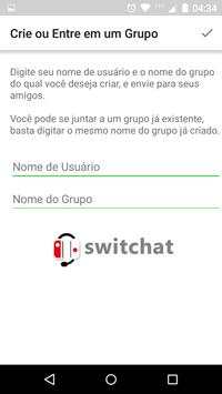SWITCHAT - Cross Chat em Grupo screenshot 3