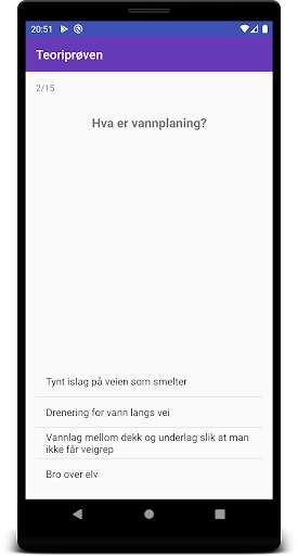 Driver's License Test Norway screenshot 1