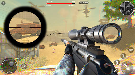 Deadly Desert Strike- Modern Military Sniper Games screenshot 1
