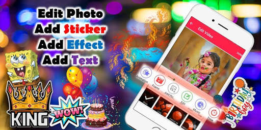 Happy Birthday Video Maker With Song, Name & Photo screenshot 4