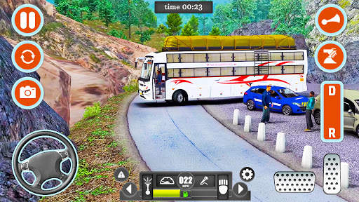 Village Bus Simulator Games 3D screenshot 2