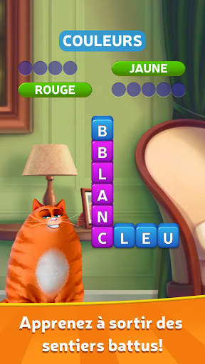 🔥Kitty Scramble: Jeu de recherche de mots screenshot 1