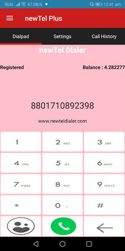 newTel Plus screenshot 2