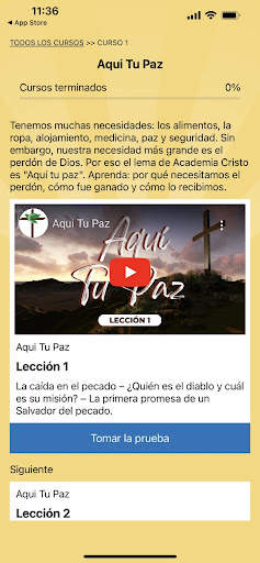 Academia Cristo скриншот 3