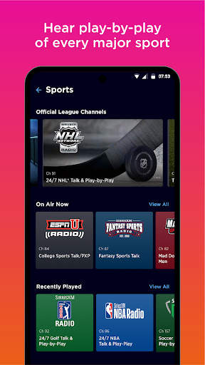 SiriusXM: Music, Sports & News screenshot 5