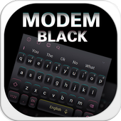 Modem Black Keyboard icon