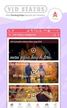Vid Status 2018 : Video Status Image & Text screenshot 2