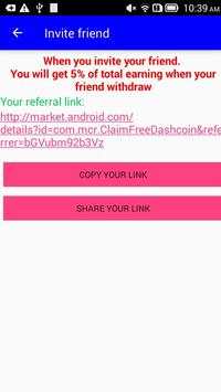 Free Dashcoin farm - Best paying DASH faucet скриншот 6