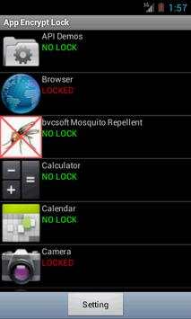 App Encrypt Lock (Free) screenshot 1