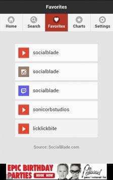 Social Blade Statistics App screenshot 5