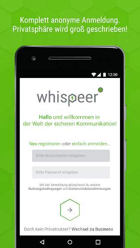 whispeer Messenger screenshot 1