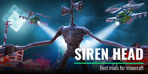 Siren Head Horror mod for minecraft screenshot 1