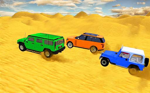 Offroad Desert Prado Game 4x4 Jeep Rally simulator screenshot 3