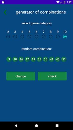 Keno BY  statistics screenshot 6
