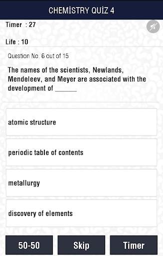 Chemistry Quiz скриншот 3