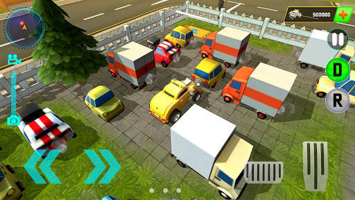 Real taxi driving game : Classic car parking arena screenshot 5