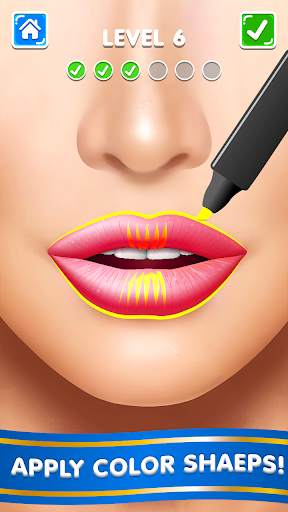 Lip Art Lipstick: Makeup games screenshot 4