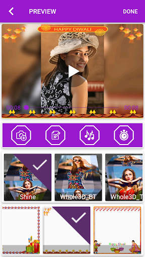 Diwali Photo Video & Editor screenshot 7