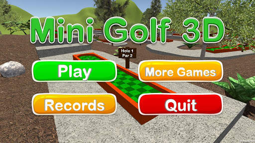 Mini Golf 3D Adventure स्क्रीनशॉट 1