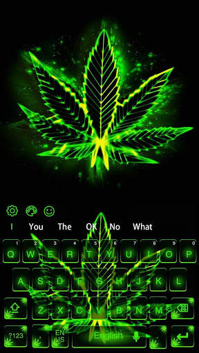 Rasta Weed keyboard स्क्रीनशॉट 4