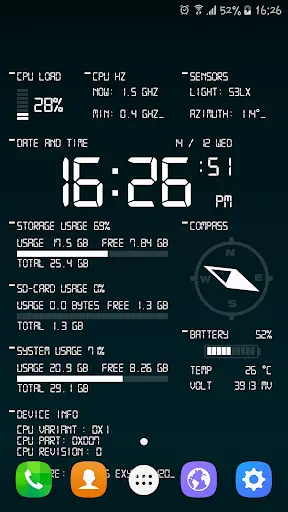 Oajoo Device Info Wallpaper screenshot 1