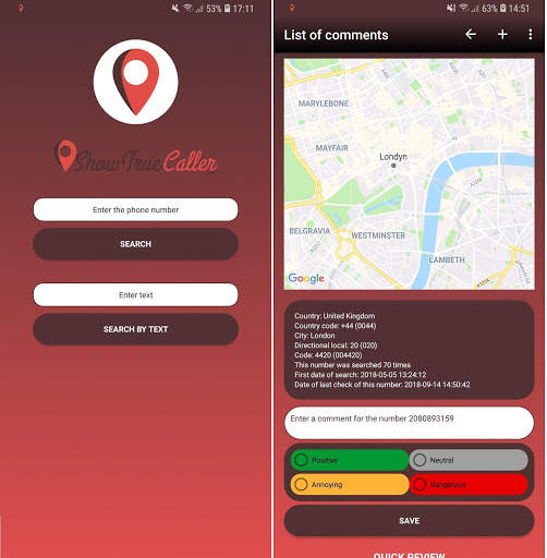 Caller ID - Show True Caller UK screenshot 1