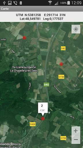 Topographie UTM screenshot 4