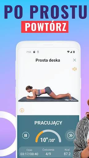 Trening deski ćwiczenie screenshot 3