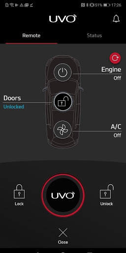 Kia UVO screenshot 1