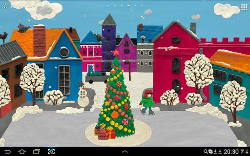 Winter town Live wallpaper HD screenshot 17