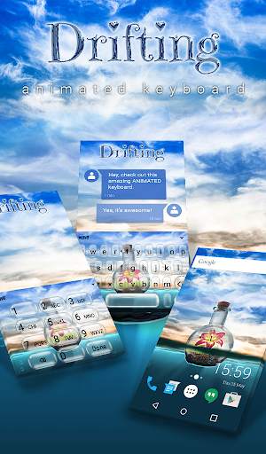 Float Bottle Wallpaper Theme screenshot 1