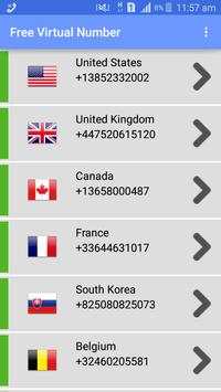 Free Virtual Mobile Number screenshot 2