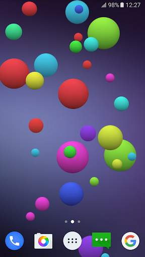 Colorful Bubble Live Wallpaper screenshot 5