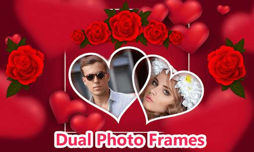 Couple Love Photo Frame - Dual Photo Frame screenshot 1