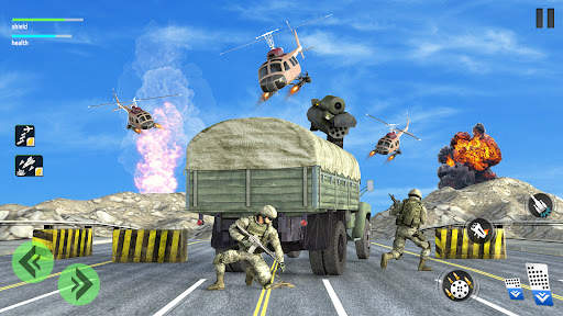 Robot Cargo Truck Transporter : Driving Simulator screenshot 4